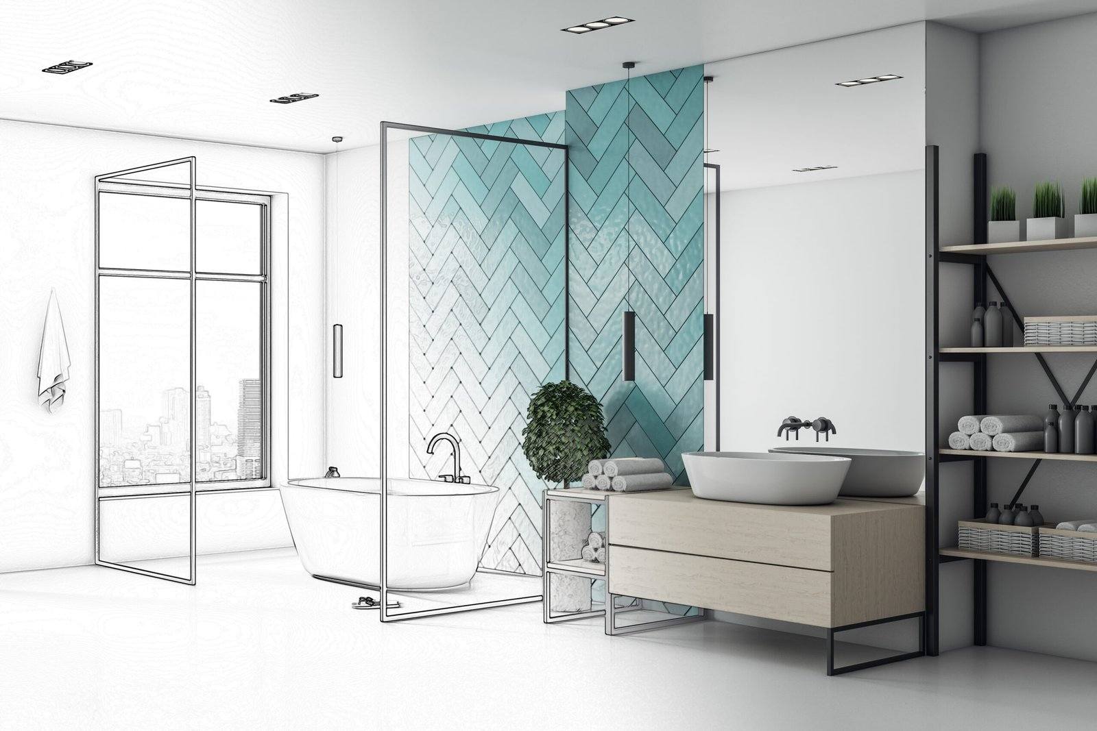 Interior de vivienda remodelada por Piso Diseño
