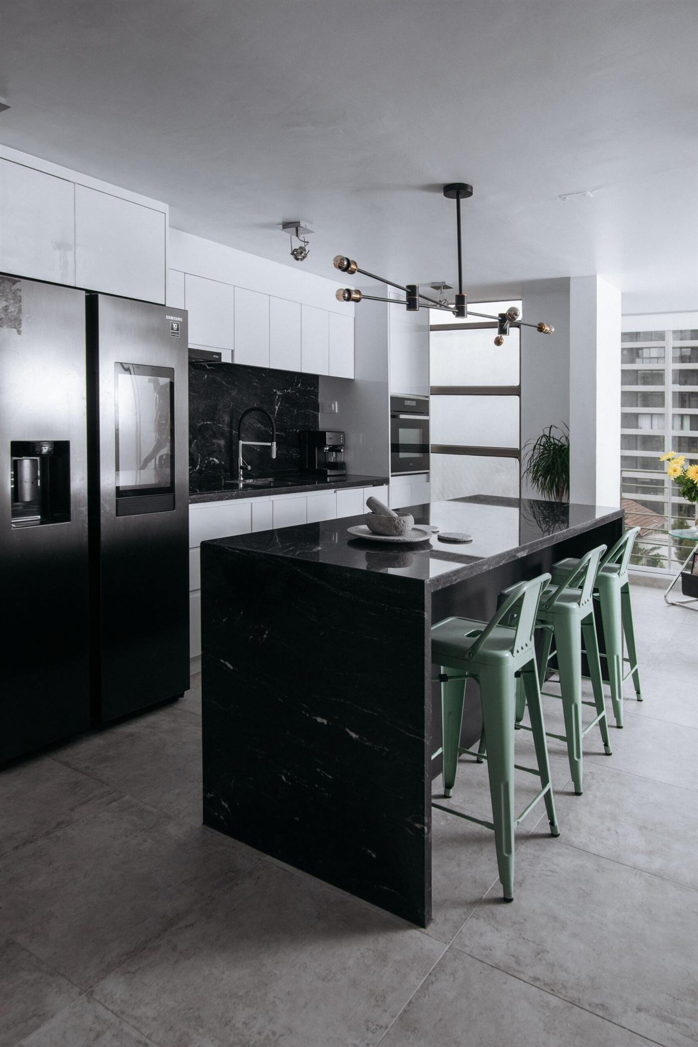 Remodelación de cocina, proyecto M. Montt
